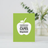 ありがとう先生。教え引用文 ポストカード (スタンド正面)