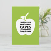 ありがとう先生。教え引用文 | Apple サンキューカード (スタンド正面)