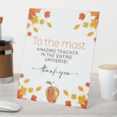 ありがとう先生、最も素晴らしい先生ギフト 台座サイン (インサイチュ)