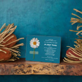 ありがとう先生。笑顔デイジーカスタムギフト フォトプラーク (側面)