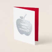 ありがとう先生。贅沢 箔カード (正面)