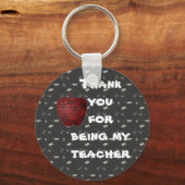 ありがとう先生Red Apple Classroom 感謝してい キーホルダー (正面)