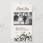 ありがとう写真カード(4x8) サンキューカード (正面)