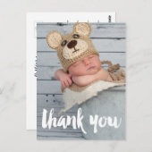 ありがとう写真ベビー誕生発表 ポストカード (正面/裏面)