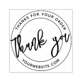 ありがとう動揺してデザインInkPad & ラバースタンプ (インプリント)