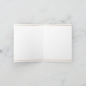 ありがとう卒業シンプル金ゴールド サンキューカード (内部)