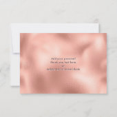 ありがとう卒業バラ金ゴールド3写真卒業 サンキューカード (裏面)