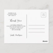 ありがとう卒業ポストカード ポストカード (裏面)