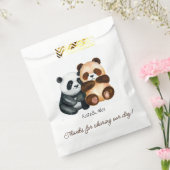 ありがとう可愛いカップル結婚の フェイバーバッグ (封をした状態)