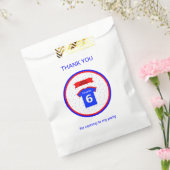 ありがとう名前をカスタムする6歳 フェイバーバッグ (封をした状態)