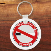 ありがとう喫煙 キーホルダー (正面)