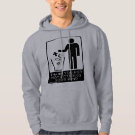 ありがとう基本的なフード付きのスエットシャツを散らかさないために パーカ