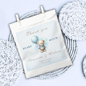 ありがとう多くの水の色テディベア フェイバーバッグ