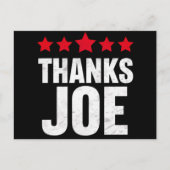 ありがとう大統領 ありがとう ジョー・バイデン ありがとう ジョー ポストカード (正面)