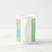 ありがとう女性先生。先生ギフト ボーンチャイナマグカップ (裏面)