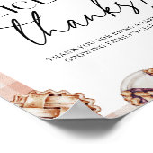 ありがとう好意リトルかわいこちゃんパイ赤ちゃんシャワーパーティー ポスター (角)