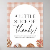 ありがとう好意リトルかわいこちゃんパイ赤ちゃんシャワーパーティー ポスター (正面)