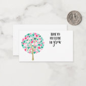 ありがとう子供部屋先生ギフト離れズフローリスト ノートカード (正面/裏面インサイチュ)