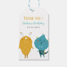 ありがとう小さなモンスター赤ちゃんシャワーギフトラベル