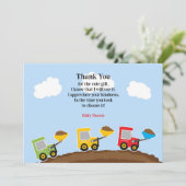 ありがとう建築トラックカード サンキューカード (スタンド正面)