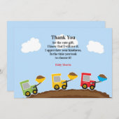 ありがとう建築トラックカード サンキューカード (正面/裏面)