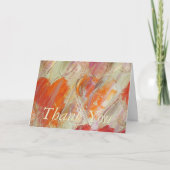 ありがとう後を追（愛する人を失った） サンキューカード (正面)