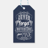 ありがとう忘れ引用文 ギフトタグ (正面)