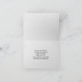 ありがとう悔やみや弔慰グラジオラスOn Bible サンキューカード (内部)