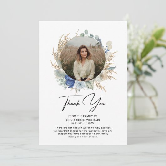 ありがとう悔やみや弔慰写真葬式の死別 (スタンド正面)