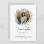 ありがとう悔やみや弔慰写真葬式の死別 (正面/裏面)