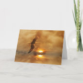 ありがとう悔やみや弔慰、サポートカードシーバード サンキューカード (正面)