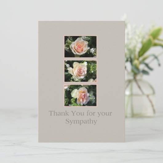 ありがとう悔やみや弔慰 サンキューカード (スタンド正面)