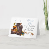 ありがとう悔やみや弔慰、軍の修理人の損失/ サンキューカード (正面)