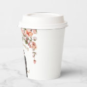 ありがとう愛は醸造フローラ結婚のエレガント 紙コップ (左)