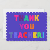 ありがとう感じ先生可愛い文字 (正面)