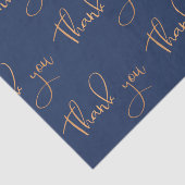 ありがとう手書きスクリプト銅金ゴールド 薄葉紙 (詳細)