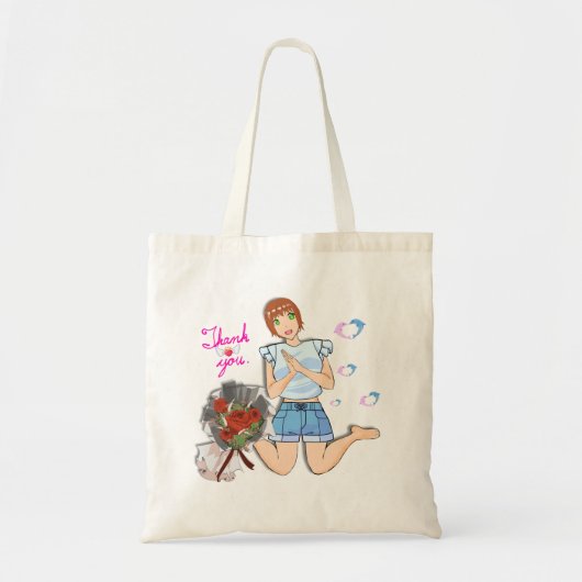 ありがとう抱き枕。 トートバッグ (正面)