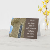 ありがとう教授教えカード カード (黄色い花)