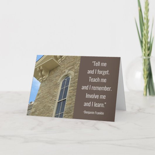 ありがとう教授教えカード カード (正面)