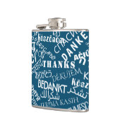 ありがとう文字数々のフラスコ語あなたの色 フラスク (左)