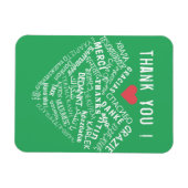 ありがとう文字数々のマグネット言語 マグネット (横)