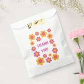 ありがとう春色ピンク黄色の花 フェイバーバッグ (封をした状態)