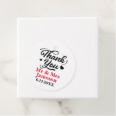 ありがとう書道さんミセス・結婚式の引き出物ラベル フェイバータグ (インサイチュ)