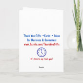 ありがとう最高のボスカード サンキューカード (裏面)