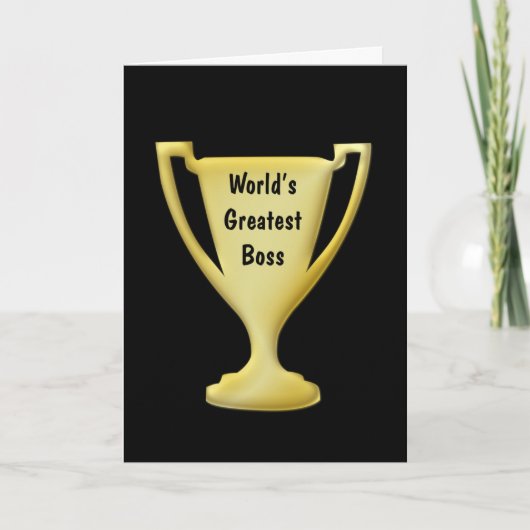 ありがとう最高のボスカード サンキューカード (正面)