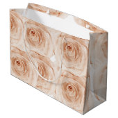 ありがとう来のブライダルシャワーエレガントバラ ラージペーパーバッグ (裏面アングル)