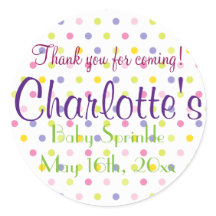 ありがとう来!水玉模様ベビー散布