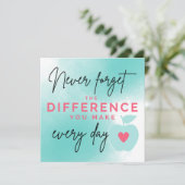 ありがとう校長ありがとう先生カード カード (スタンド正面)