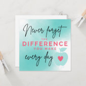 ありがとう校長ありがとう先生カード カード (正面/裏面インサイチュ)