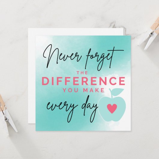 ありがとう校長ありがとう先生カード カード (正面/裏面インサイチュ)